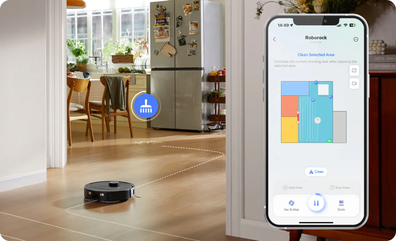 smart robotic vacuum app